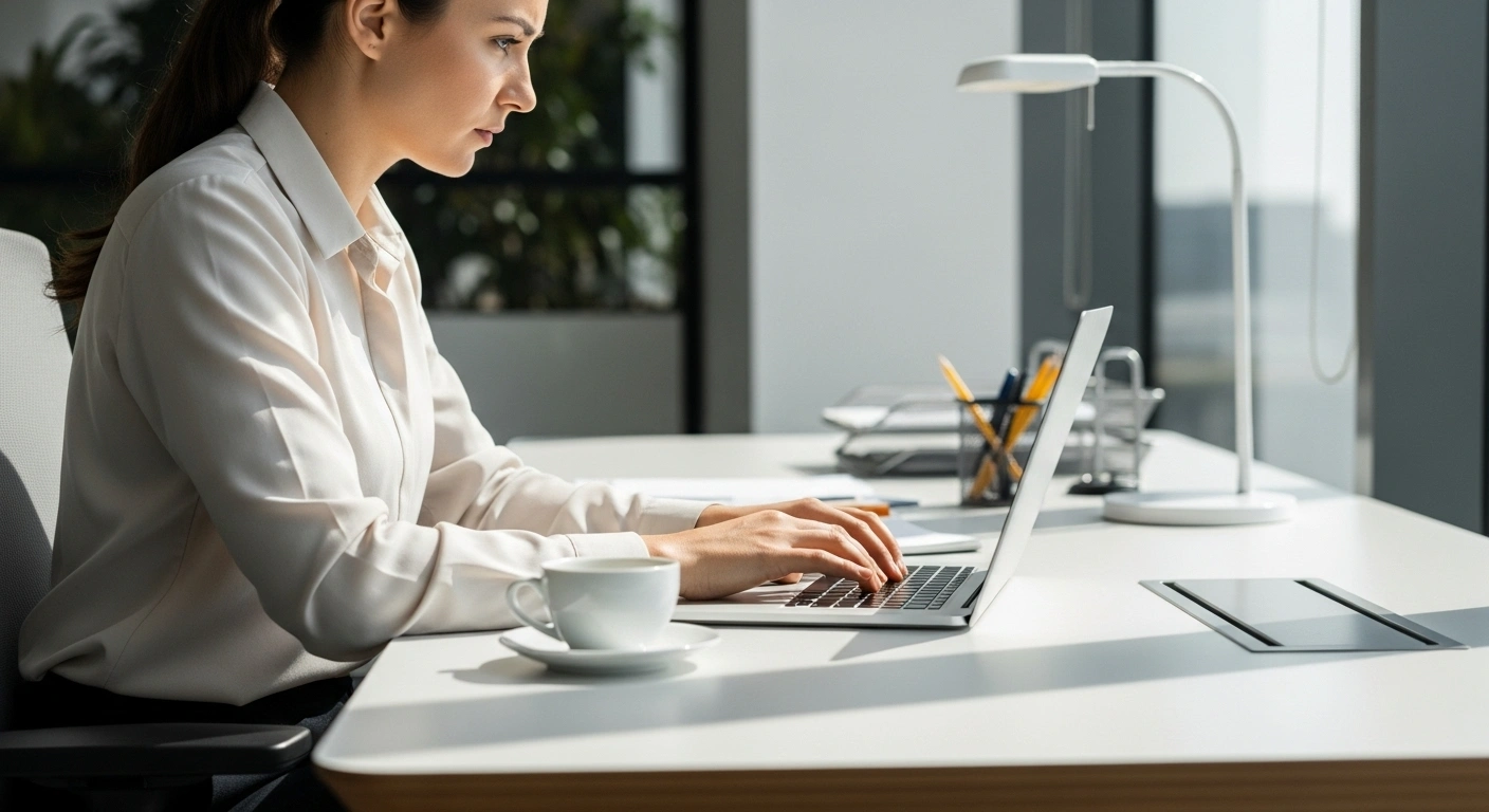 Professional setting up Meta Ads Pixel tracking configuration on laptop computer