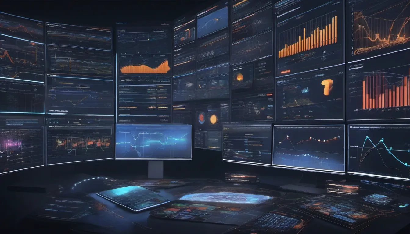 A dark background with glowing green data visualisation elements demonstrating audience targeting for UK SMEs digital marketing